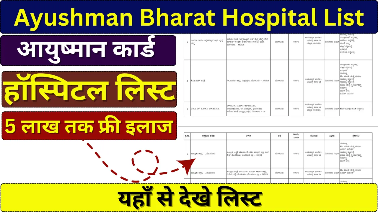 Ayushman Bharat Hospital List