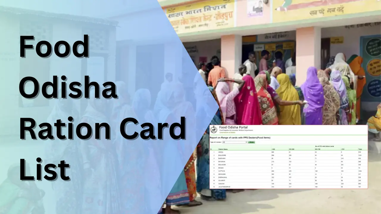 Food Odisha Ration Card List