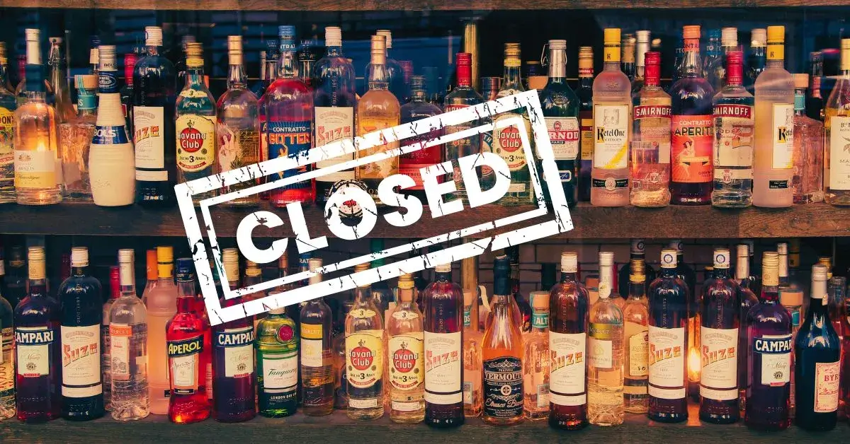 Liquor shops will be close for 4 days in delhi