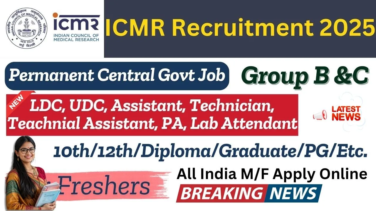 ICMR-NIRT Recruitment 2025